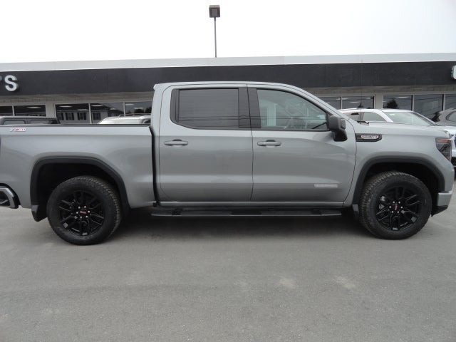 2026 GMC Sierra 1500 Elevation in Sterling Metallic — front three-quarter view